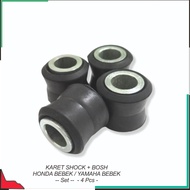 Shock Rubber + Bosh Honda Bebek Yamaha Bebek/ -- Set -- - 4 Pcs -