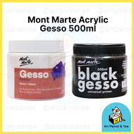 Mont Marte Gesso Tub 500ml - White / Black