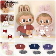 MEIHUAA 1Pcs Labubu Doll Clothes, Hat Shoes Bag Labubu Time To Chill Filled Only Selling Clothes, Du