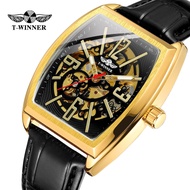 T winner Fusinner Watch Automatic Mechanical Watch Hollow Mechanical Watch Men's Watch Men's Watch