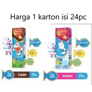 Milk vidoran Xmart UHT 175ml Contents 24pc Chocolate And Strawberry Cardboard