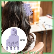 [Lzdjfmy3] Hair Root Curling Clips Barber Shop Beginner Salon Holding Hairdressing Tool 30pcs S 3.1c