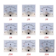 SHI AC Panel Meter Analog Panel Ammeter Dial Current Gauge Pointer Ammeter Durable
