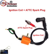 STONEDER Ignition Coil A7TC Spark Plug For 50cc - 125cc Engine XR50 CRF50 Lifan Zongshen S