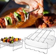 BEAGA Double Layer Holder Home Baking Tray Air Fryer Accessories Air Fryer Rack Grill Barbecue Rack