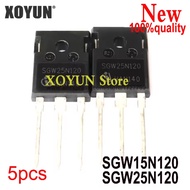 (5piece)100% New SGW15N120 SGW25N120 GW15N120 GW25N120 IGBT TO-247 MOS transistor