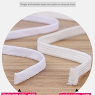 [Footprint] Men's Women's Canvas Shoelace White Shoes Shoelaces Flat Black White