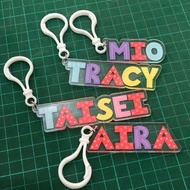 GANTUNGAN Bag TAG Name Hanger Children Name Hanger CUSTOM Name Hanger BAG Name Keychain