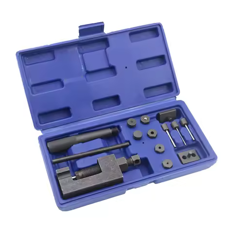 Motorcycle Chain Breaker Riveting Tool 6 pins Chain Cutter Riveter Bike Chain Pin Press Handle For 4