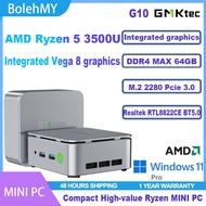 GMKtec G10 AMD Ryzen 5 3500U Mini PC Win11 DDR4  Display Office PC