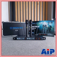 PROEUROTECH Q-8 ไมค์ลอย UHF ปรับความถี่ได้ ไมค์ลอยคู่ ไมค์ลอย ไมโครโฟนไร้สาย โปรยูโรเทค PRO EUROTECH