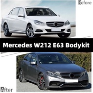 Mercedes Benz E Class W212 Facelift Convert E63 Bumper Bodykit Set E200 E300