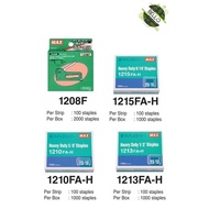 Max Heavy Duty Staples [ 1210 FA-H / 1213 FA-H / 1215 FA-H / 1208F ] ;