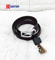 Devy เข็มขัดผู้ชาย แบบเข็ม รุ่น DV12-1006 หนังวัวแท้