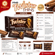 DELFI TWISTER THINS WAFER CHOCO 15GR | DELFI TWISTER CHOCOLATE | DELFI TWISTER WAFER ROLL CHOCOLATE
