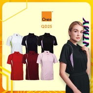Oren Sport QD25 Hybrid Micro-Cotton Polo Cotton Microfiber Unisex Collared Baju Kolar Plain NTMY.os