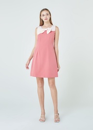 Jelly Dressing/ชุดเดรส ชุดทำงาน Bow dress A029 (pre-order10-15days)