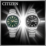 Citizen Eco-Drive Collection Watch Solar Powered Day-Date 3 Hands Waterproof Luminescent Simple Silv