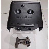 MESIN GX390 GX420 GX460 EXHAUST COMPLETE WITH ENGINE NECK 13hp 15hp 17hp 19hp