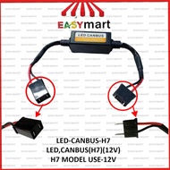 LED CANBUS H7 MODEL USE 12V ANTI-FLICKER ERROR FREE