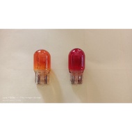 Bulb Red & Orange T20 7443 untuk lampu belakang albino perodua kelisa Civic EK FD (New)