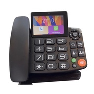 4G LTE SIM Card Smart Fixed Touch Screen Video Call Telephone With Wifi Recording For Home Business 