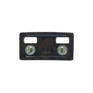 Original BMW 5' E60/E61 Rear Center Console Wood Trim (Brown Poplar) [Part No. 51167141080]