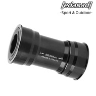 EDANAD Bicycle Bottom Bracket, Lightweight 24mm Press Fit Bearing, Durable Black Aluminum Alloy Seal