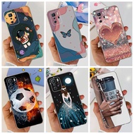 For  Xiaomi Redmi Note 10 Note 10Pro 5G Case Soft Silicone  TPU  Cute Cartoons Printing Proective Cover for Redmi Note10 5G Phone Casing