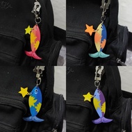 GANTUNGAN Bag charm | Fish charm bag | Mini fish charm bag | Cute charm bag | Fishing bag charm | Ke