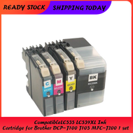 LC535 LC539XL Ink Cartridge for Brother DCP-J100 J105 MFC-J200 1 set Compatible