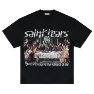 Áo Thun Nam Nữ FG SAINTTEARS Áo T-Shirt AT10145 Form Rộng 100% Cotton 250gsm - Apex Store S-5XL