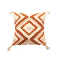 Boho Throw Pillow Cover Farmhouse Decorative Pillow Cover Geometric Ethnic Style Pillowcase Irregula