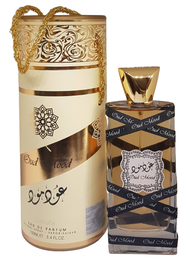 Oud Mood Lattafa (โบว์ดำ) น้ำหอมกลิ่นอาหรับ 100 มล.