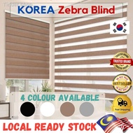 ☌▥✱Zebra Blind Window Curtain Roller Bidai Tingkap