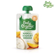 Only Organic มะม่วง &amp; โยเกิร์ต  Organic Baby Foods 8+ Months