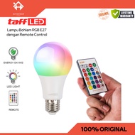 10W E27 RGB Light Bulb with Remote Control