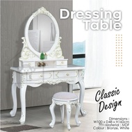 EUROPEAN DRESSING TABLE / BEDROOM VANITY / CLASSIC MAKE UP TABLE / DRESSER TABLE/LUXURY DRESSER