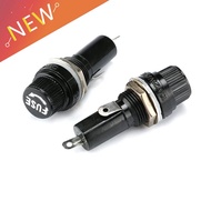 5*20mm 6*30mm glass fuse holders 5x20 black insurance tube socket fuse holder for 5*20 insurance Pan