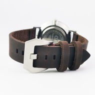 Tozen leather watch strap men's handmade crazy horse leather Tissot Longines Casio King Mido dw