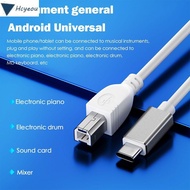 HCYEOU Type C to USB 2.0 ADC Decoder Piano MIDI Wires Phone Connect Piano Printer Cord for YAMAHA
