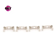 G&Y 4Pcs T5 Fluorescent Tube Lamp Holder Braet Clips Soet Silver