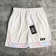 3X3 American basketball pants mens sports shorts running fitness training quick-drying breathable qu