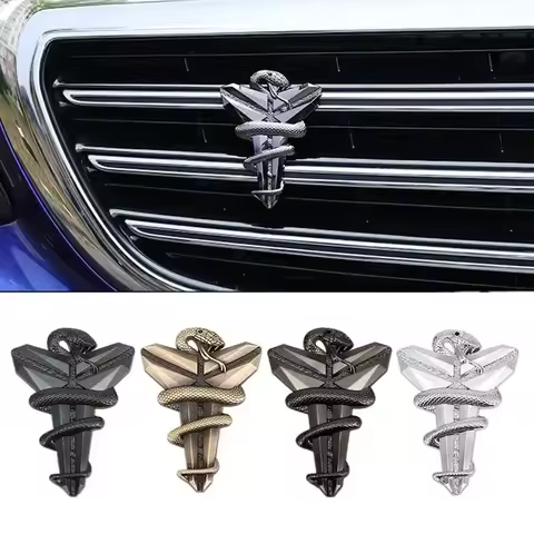 3D Metal for Kobe Bryant 24 MAMBA Logo Car Sticker Decals Front Hood Grill Emblem Universal Auto Mot