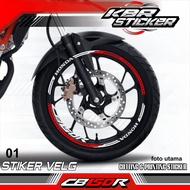 HONDA CB150R RIM STICKER - LIST STICKER - RIM STICKER CB 150R 01HONDA