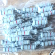 Resistor R carbon film 8.2ohm 8,2ohm 8.2 8,2 ohm 8r2 2watt 2 w watt 2w Fajar electro 2