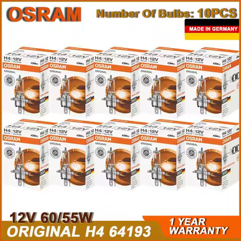 OSRAM H4 64193 P43t ORIGINAL LINE Lamp 3200K Headlight 12V 60/55W HB2 9003 Hi/lo Beam Car Halogen EC