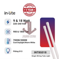 In-lite INT8G018 18watt 18W TL LED TUBE LIGHT NEON T8 120CM