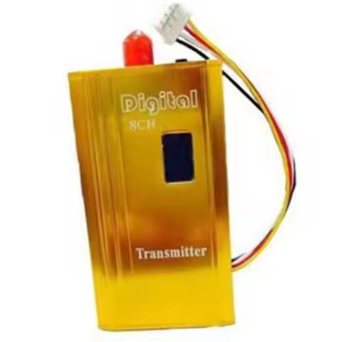 A60P FPV 1.2Ghz 1.2G 8CH 1500Mw Wireless AV Sender TV Audio Video Transmitter Receiver Combo for QAV