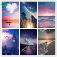5D diamond painting DIY diamond painting landscape painting decoration home round diamond full diamo